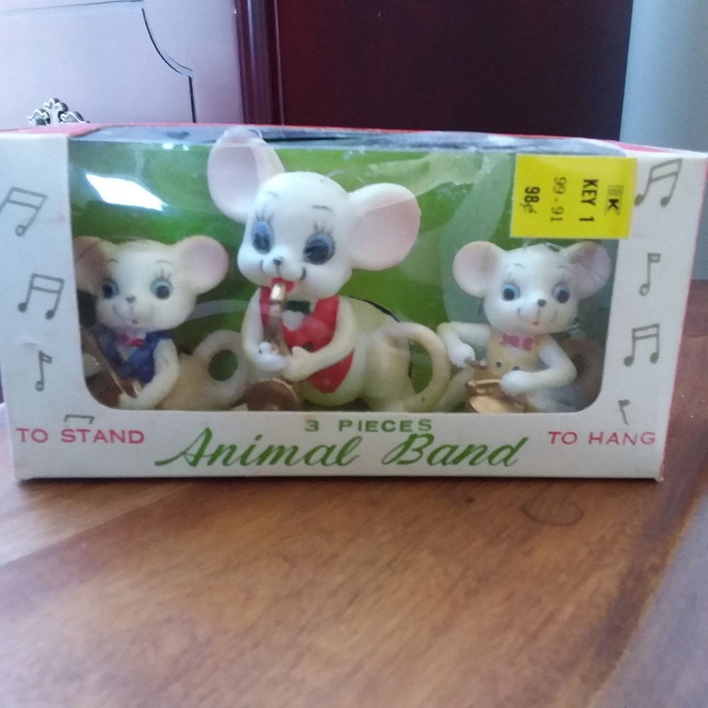 Vintage Kmart Christmas mice band